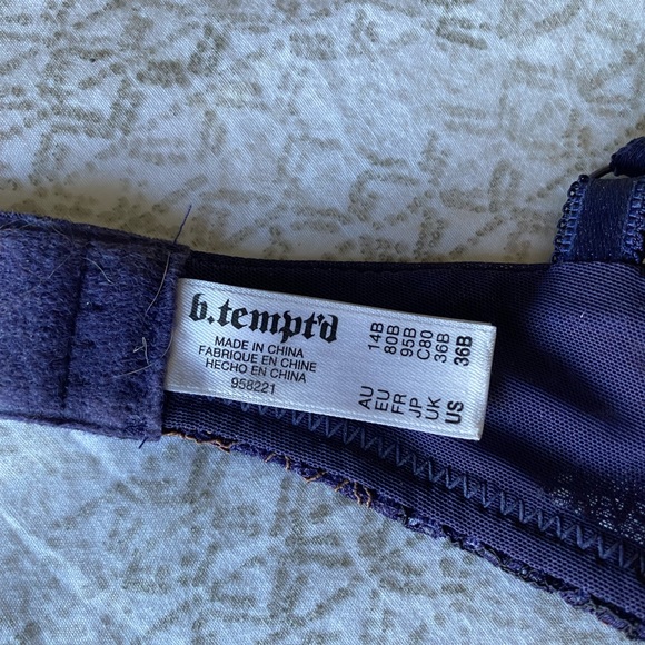 Dark purple bra - Picture 4 of 5